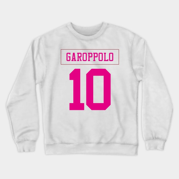 Jimmy Garoppolo Crewneck Sweatshirt by telutiga